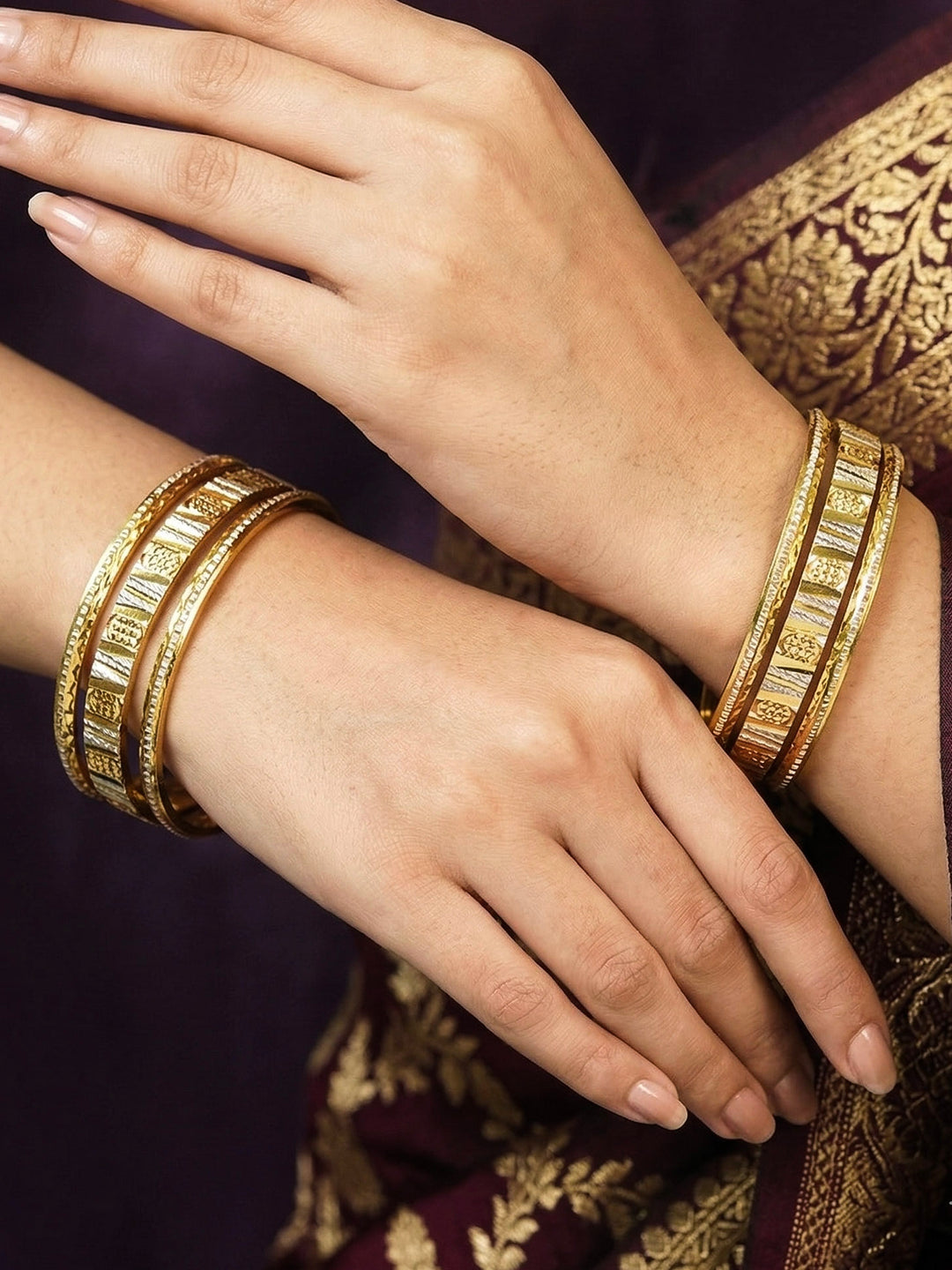 Sorali Bangles - Set of 6 (Multiple Sizes)