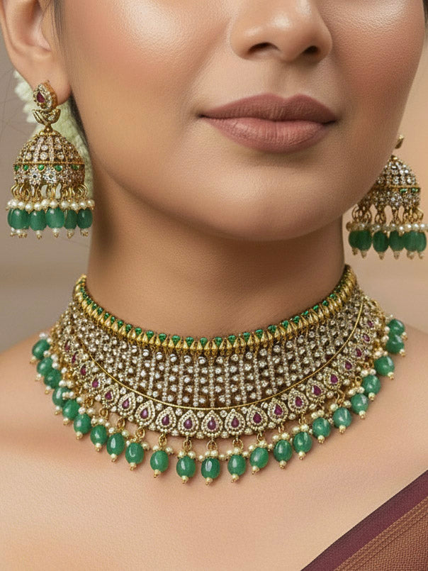 Tazira Choker Necklace Set