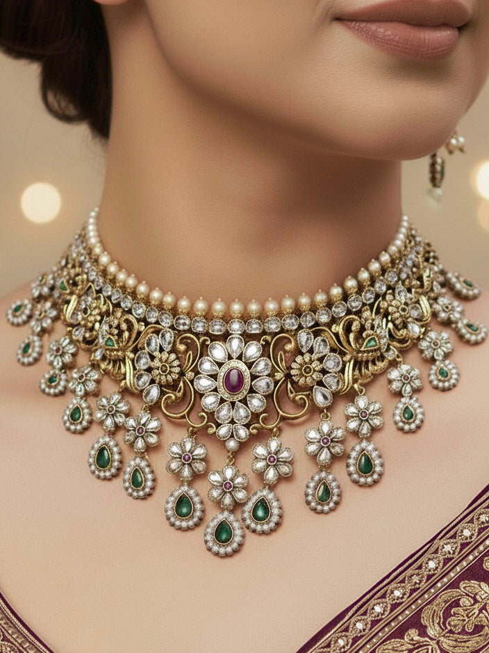 Swaira Choker Necklace Set