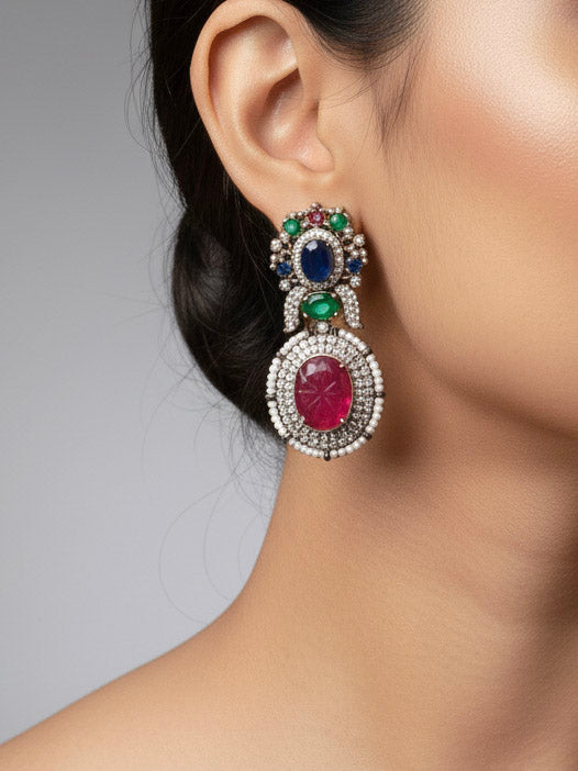 Veronica Red Necklace Sets