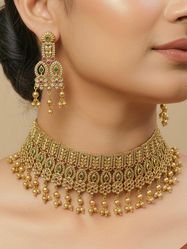 Ashira Choker Necklace Set