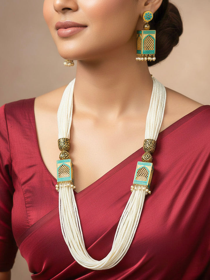 Jharokha Necklace Set