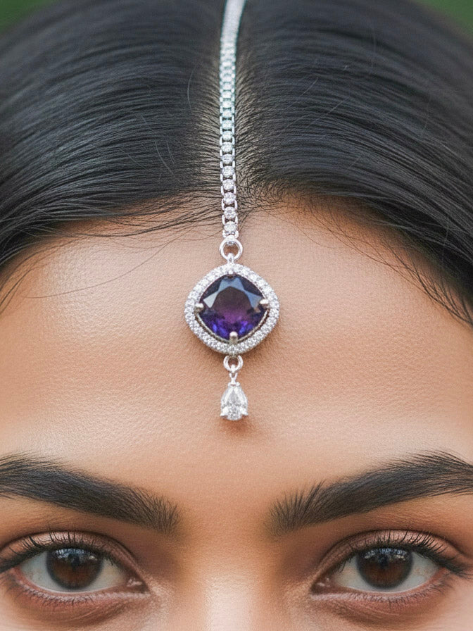 Belgravia Purple Necklace Set