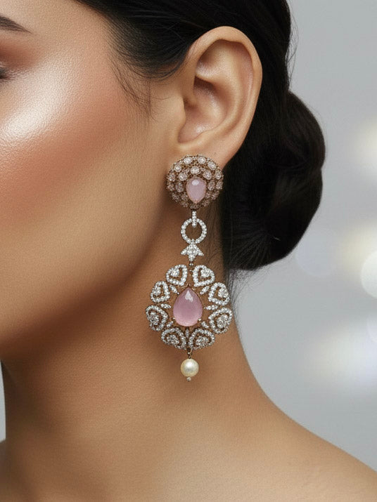 Gizelle Mint Pink Necklace Set