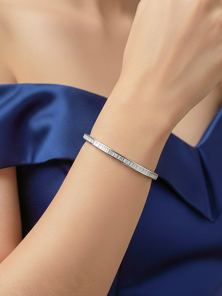 Shivelle Silver Openable Bracelet (Size 2.4 & 2.6 )