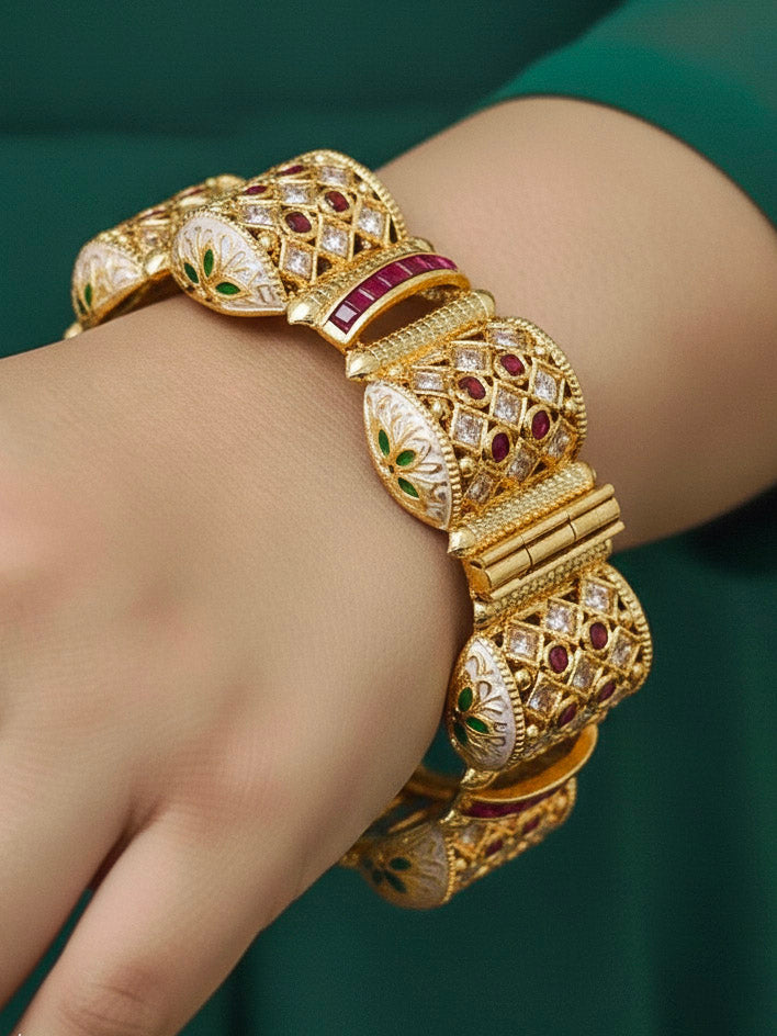 Manikya Bangle Set (Openable)