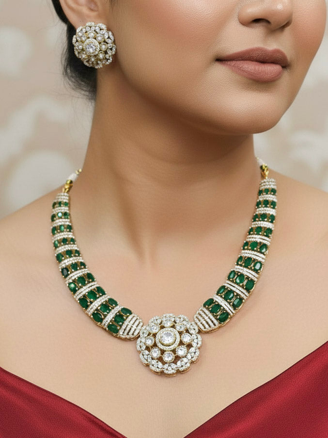 Amelisse Green Necklace Sets