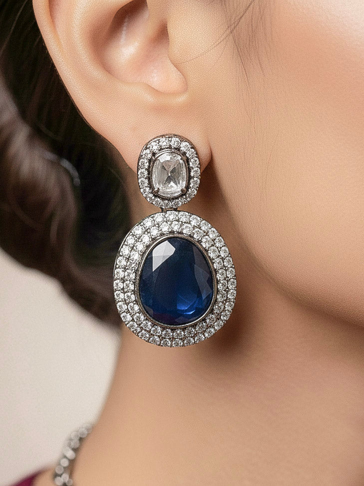 Royal Blue Elizabeth Necklace Set