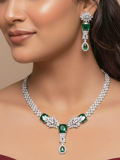 Serena Green Necklace Set