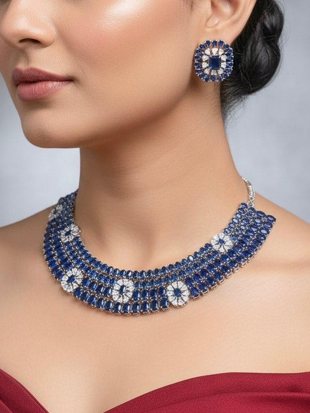 Lilivere Blue Necklace Set