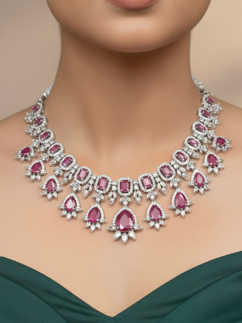 Ardelle Pink Necklace Set