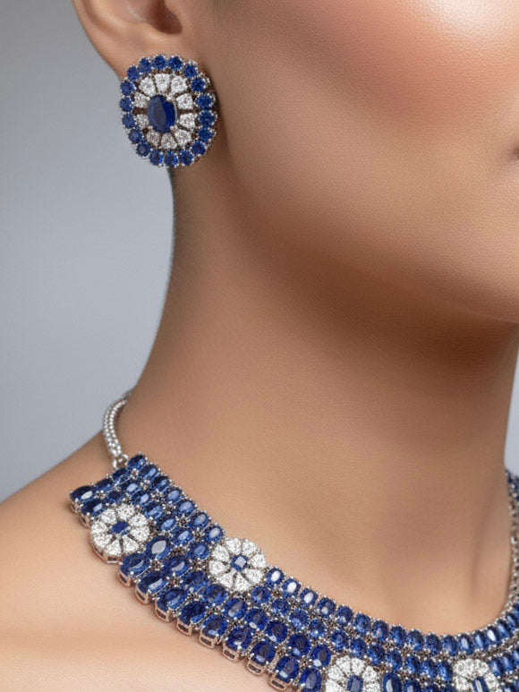 Lilivere Blue Necklace Set