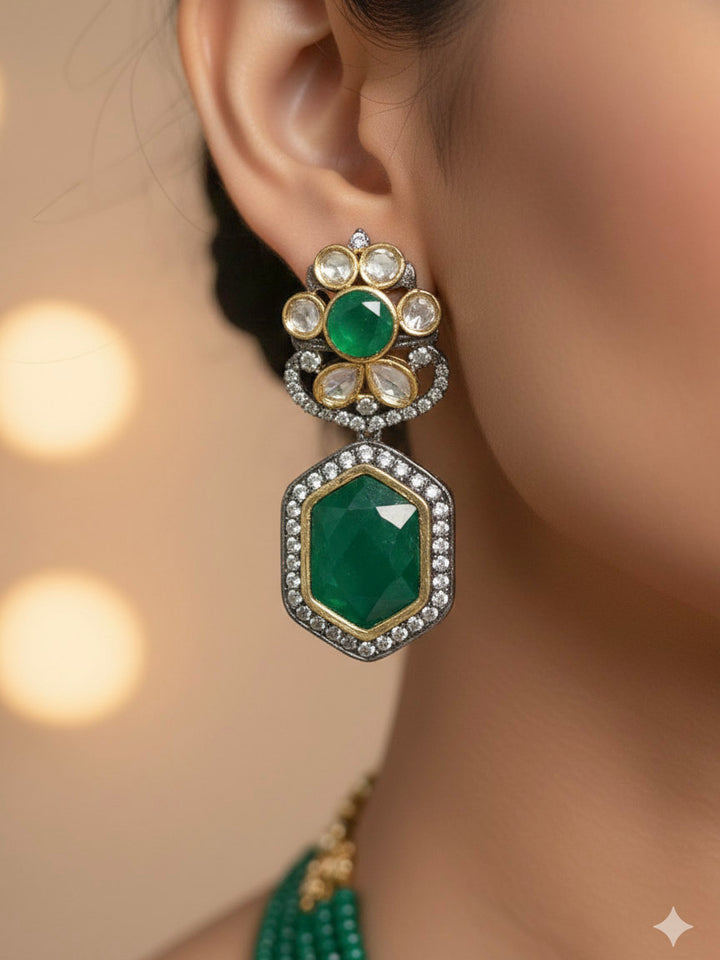 Shravani Green Necklace Set