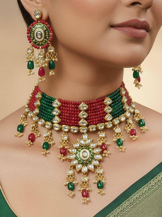 Tarini Choker Necklace Set