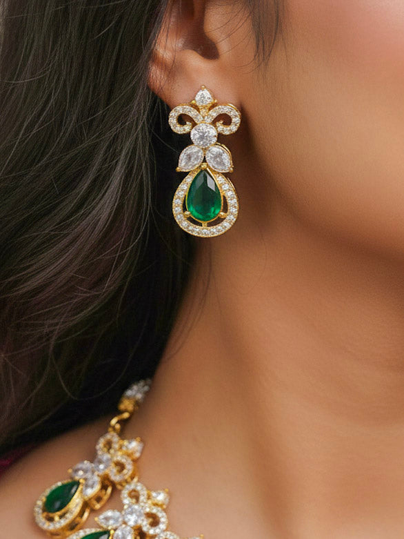 Green Dilina Necklace Set