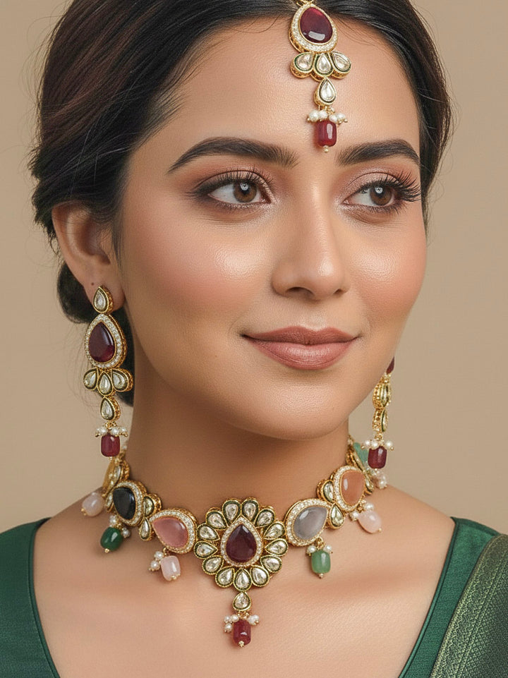 Multi-Color Aurora Necklace Set