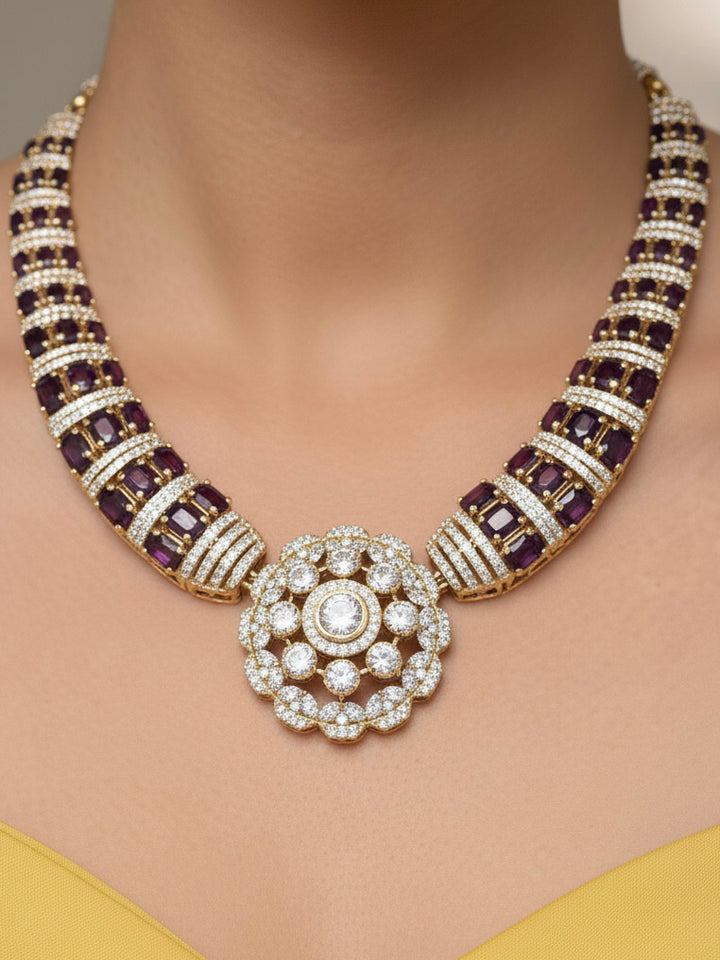 Amelisse Purple Necklace Sets