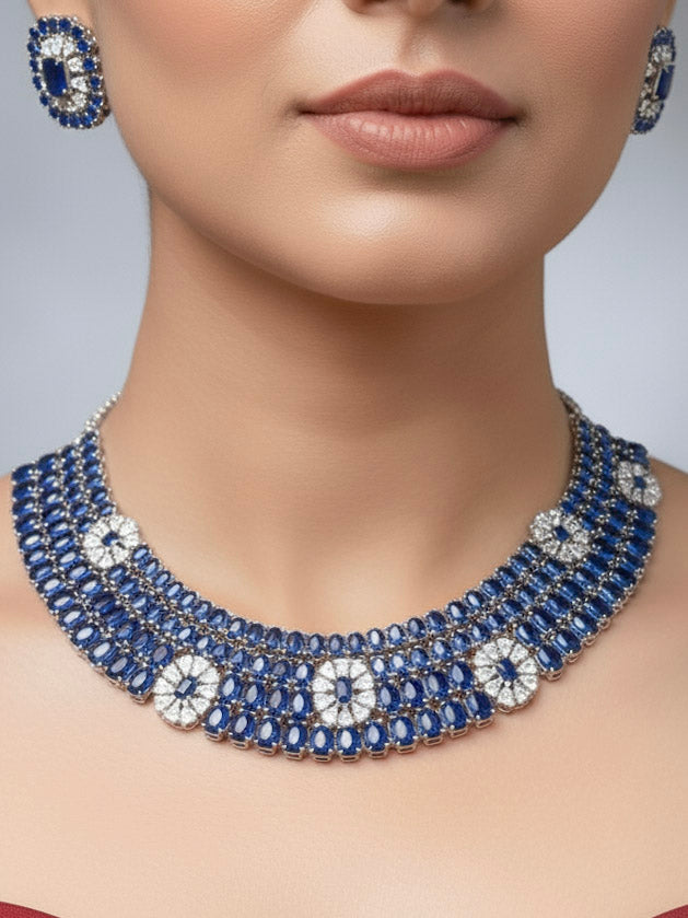 Lilivere Blue Necklace Set