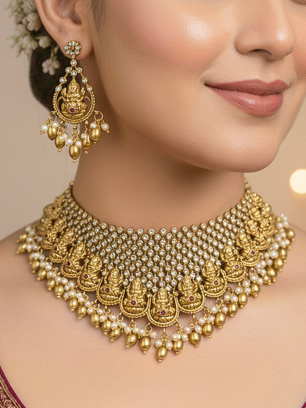 Meherin Choker Necklace Set