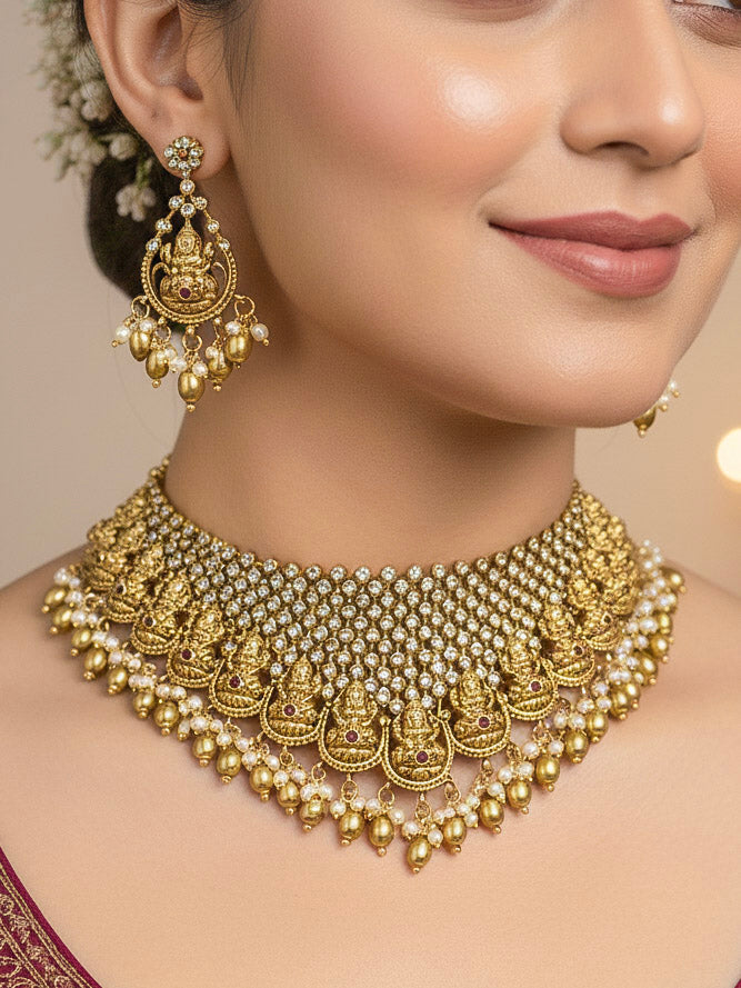 Meherin Choker Necklace Set