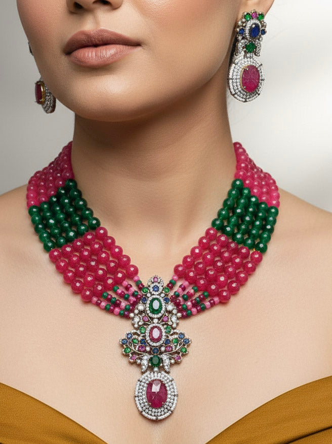 Veronica Multi-Color Necklace Sets