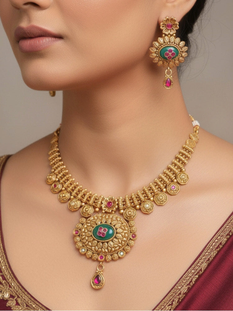 Ghritachi Heritage Necklace Set