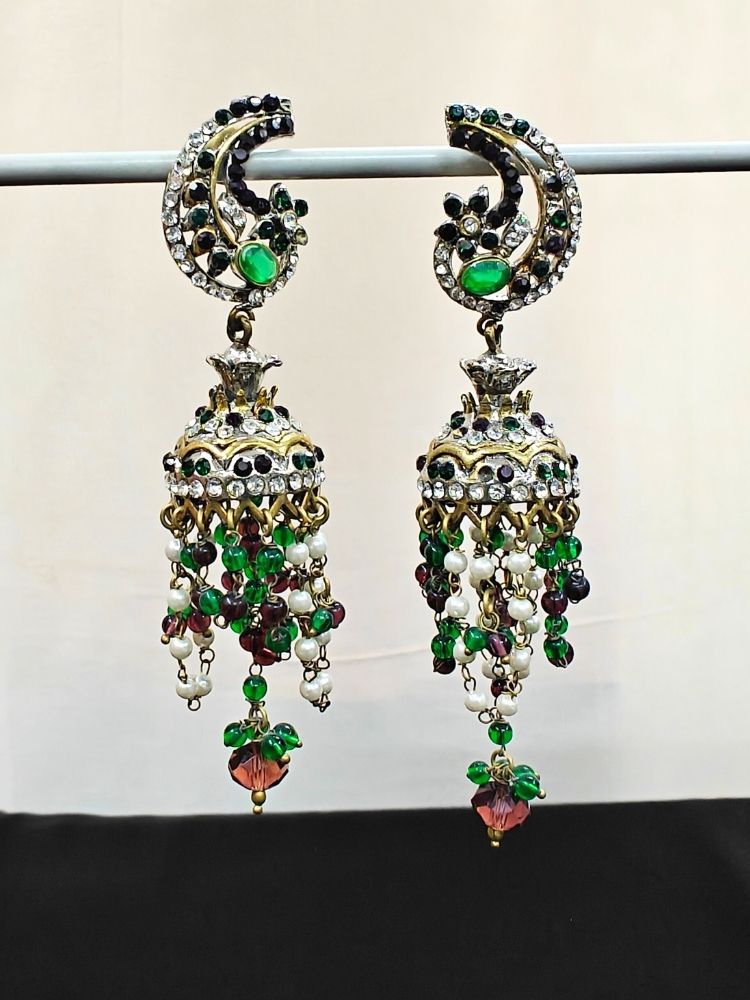 Green Charu Earrings