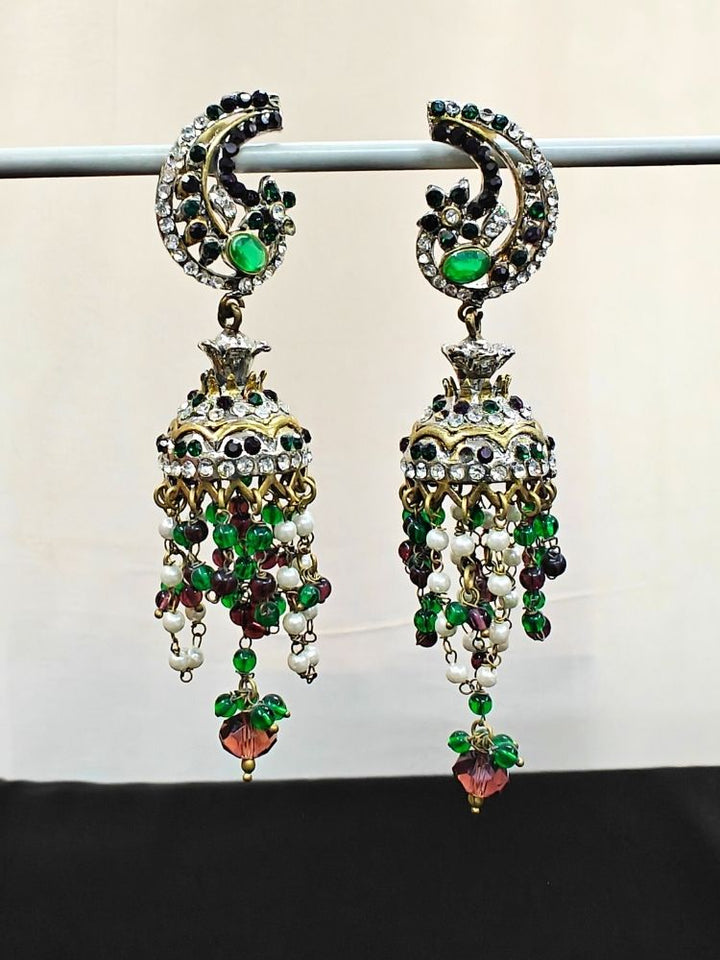 Green Charu Earrings