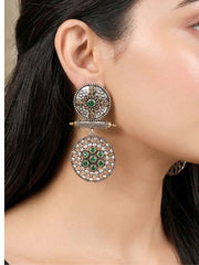 Green Sheetal Earrings