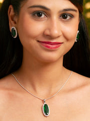 Green Zoey Pendant Set