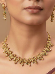 Gulbahar Gold Necklace Set
