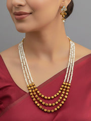 Hemkanta Pearl Necklace Set