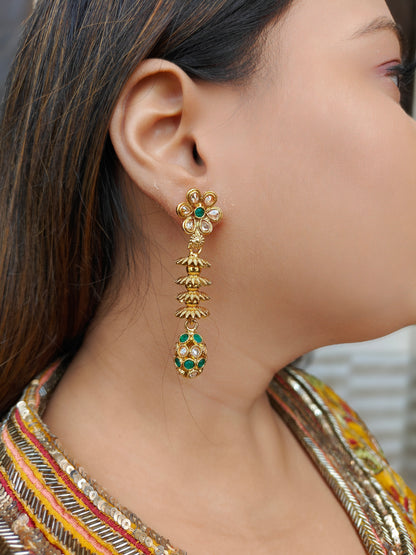 Laxmi Green Earrings