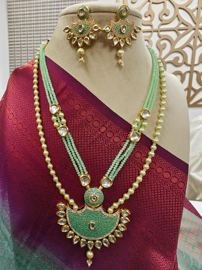 Mint Green Zareen Necklace Set