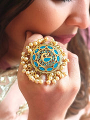 Lata Blue Ring