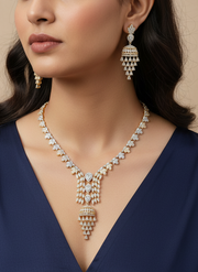 Lorvienne Zirconia Necklace Set