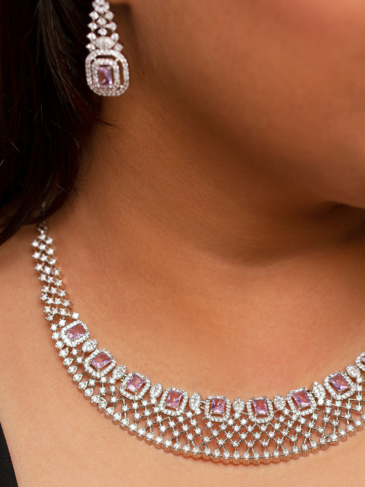 Camille Lilac Necklace Set