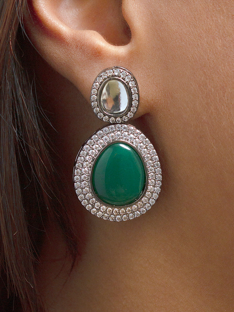 Dark Green Elizabeth Necklace Set