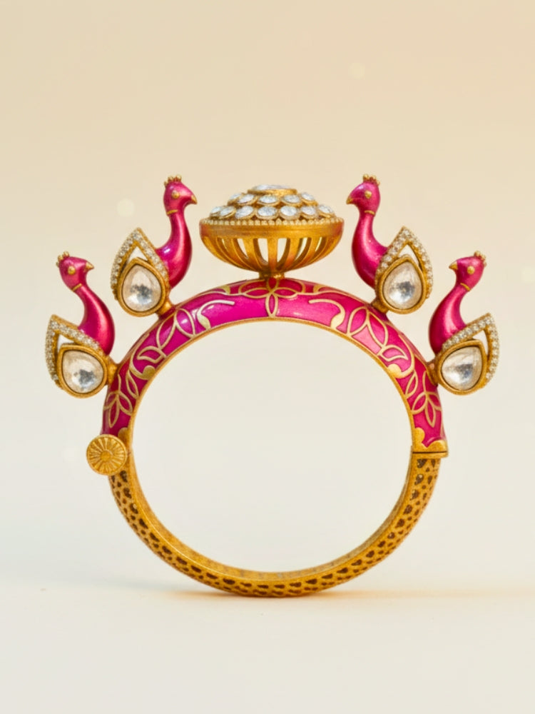Mayurima Meenakari Bracelet (Openable)