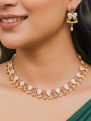 Meharya Zirconia Necklace Set