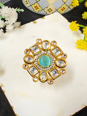 Mishika Mint Blue Ring