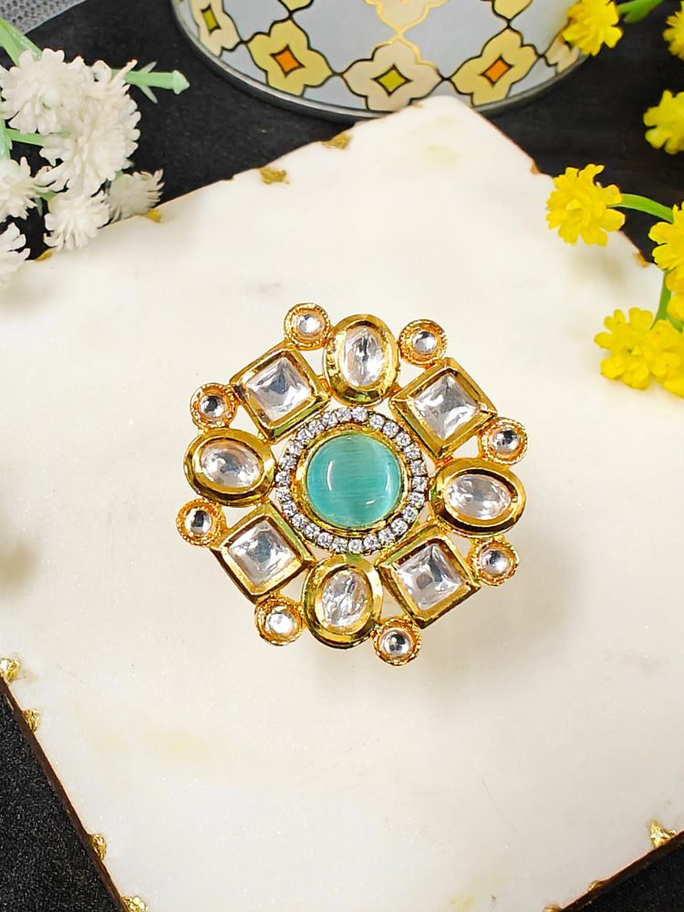 Mishika Mint Blue Ring
