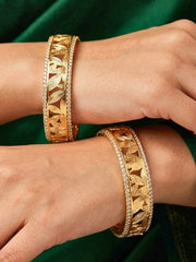 Myzora Gold Bangles - Set of 2 (Size 2.6)