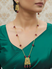 Naaz Gold Necklace Set