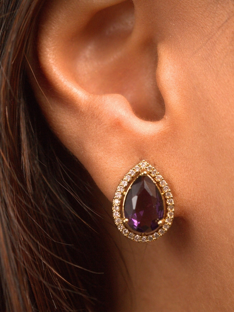 Nairika Purple Necklace Set