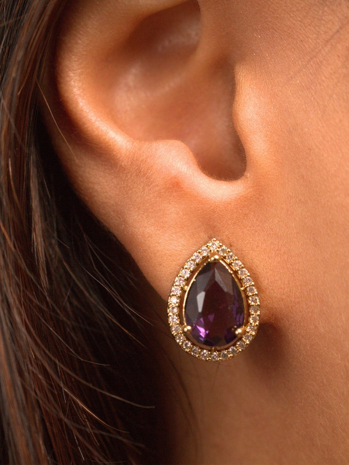 Nairika Purple Necklace Set