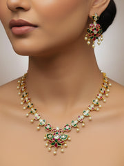 Nanda Meenakari Necklace Set