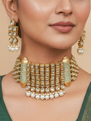 Navneet Kundan Necklace Set