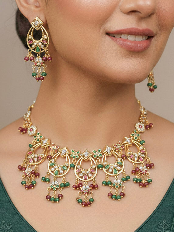Nityara Jadau Necklace Set