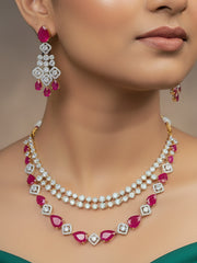 Orlina Zirconia Necklace Set